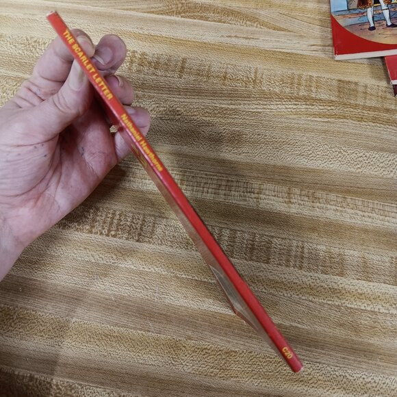 The Scarlet Letter Nathaniel Hawthorne 1984 B&W Pocket Classics Comic PB Vintage - Picture 3 of 6